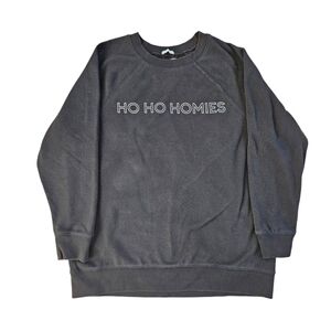 American Eagle Graphic crew neck Sweatshirt black Size large